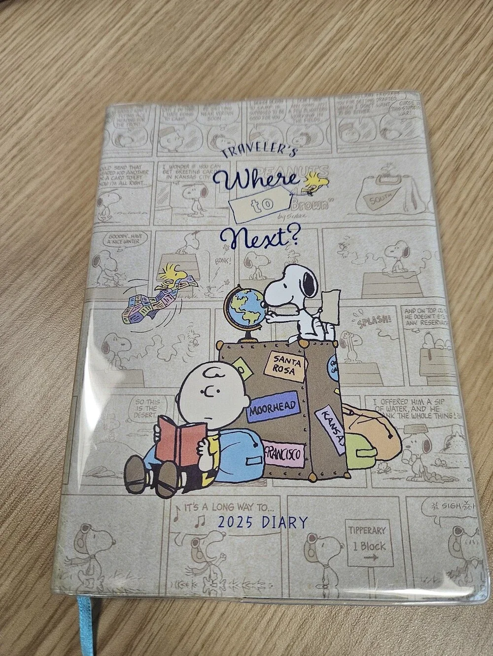 Peanuts Snoopy Traveler's Diary/Comic strip Notebook **READ